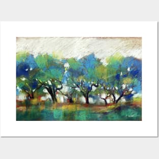 Olive trees Posters and Art